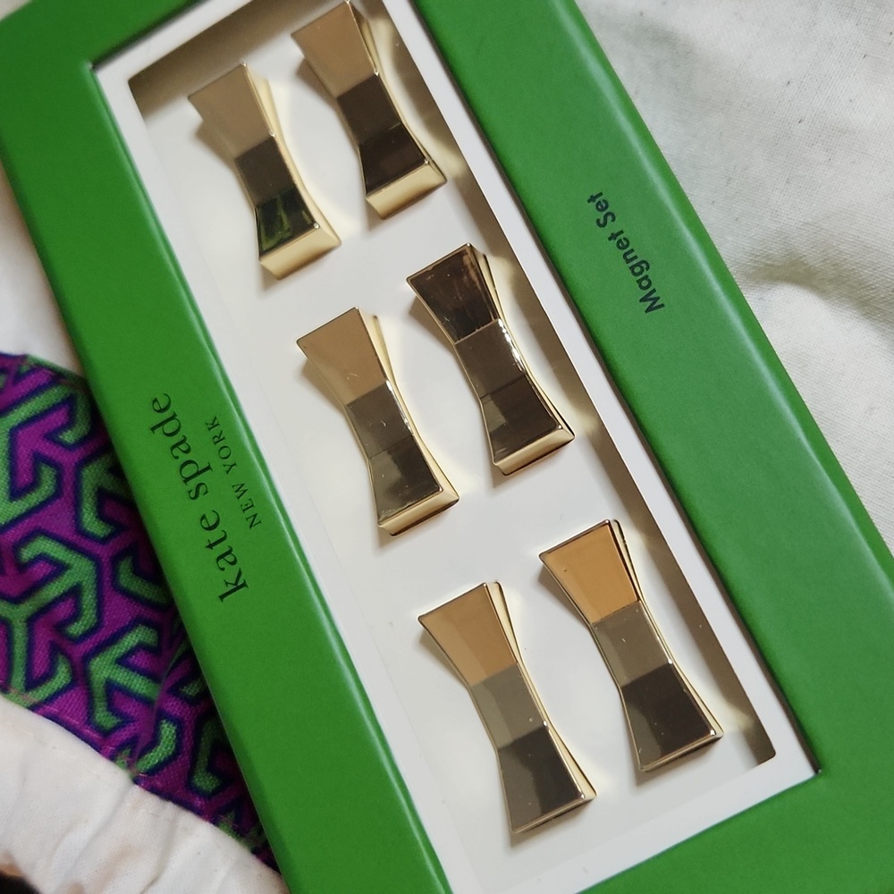 NWT Kate Spade New York Bow Lovely Magnets - Picture 3 of 3